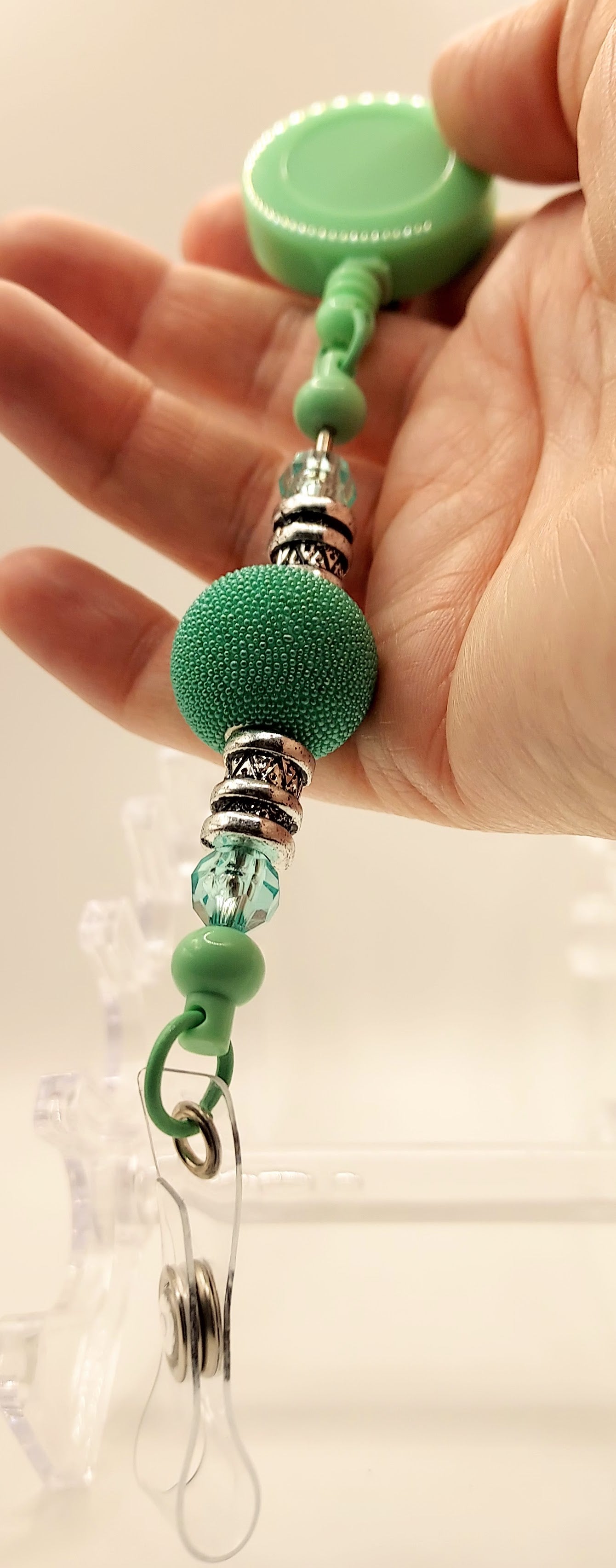 Unique Mint Green Badge Reel
