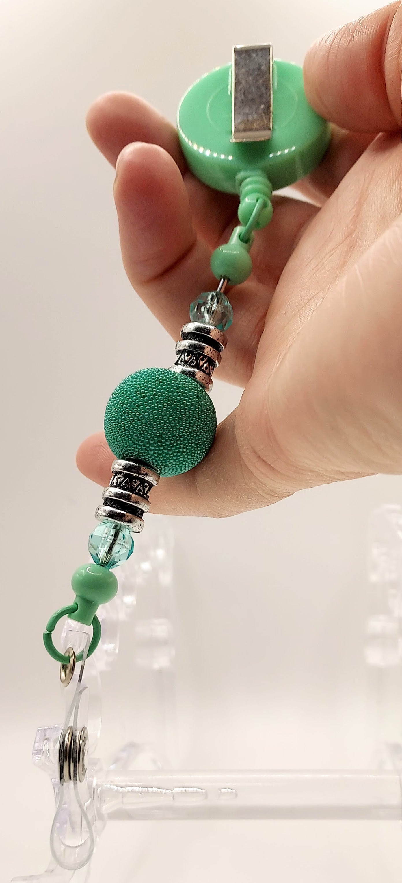 Unique Mint Green Badge Reel