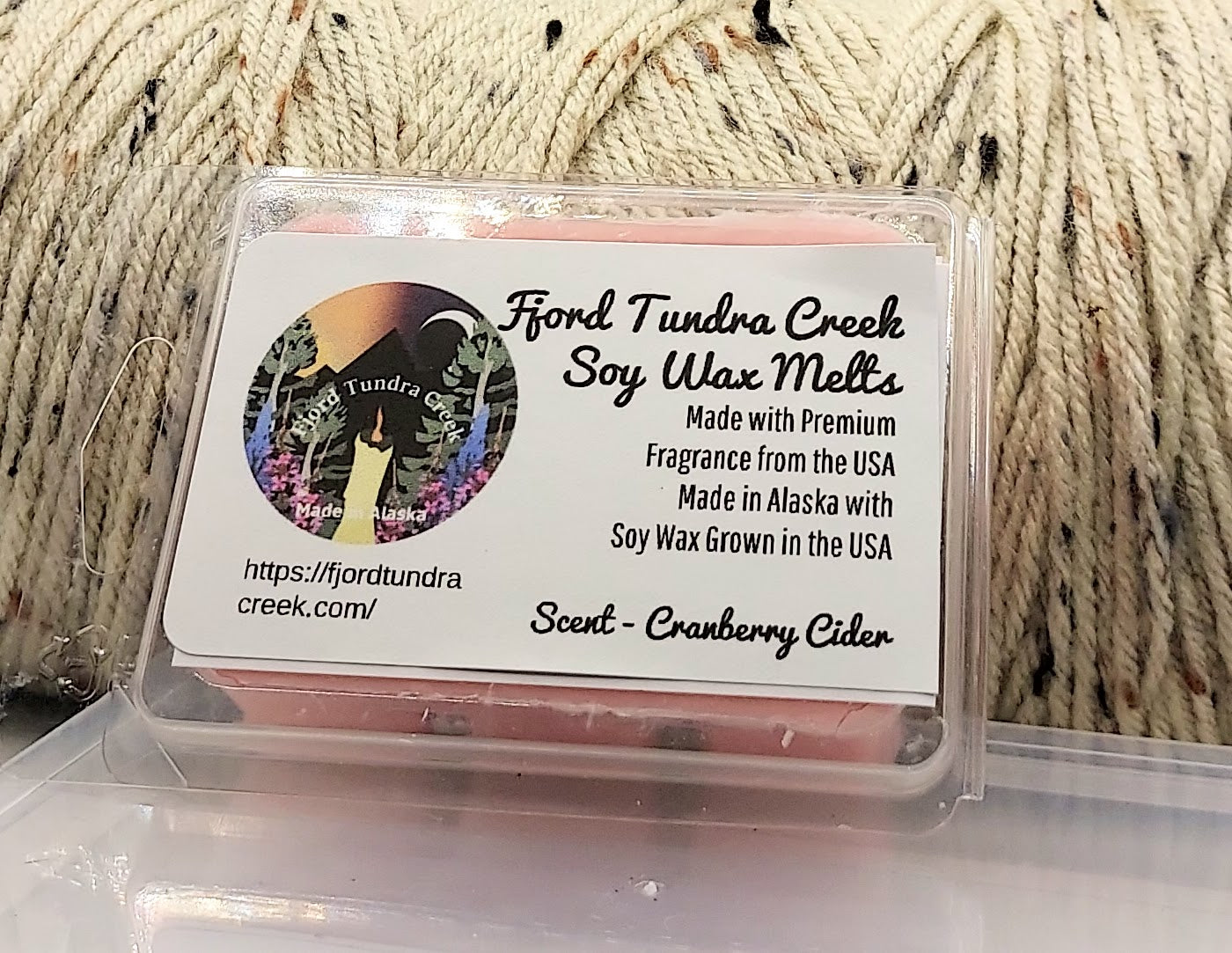 Cranberry Cider Soy Wax Melts – Clove, Cranberry & Orange Peel | Hand-Poured in Alaska